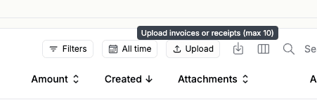 Upload Invoice